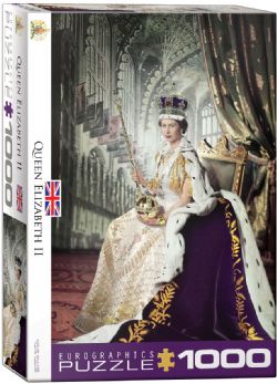 EUROGRAPHICS CASSE-TÊTE 1000 PIÈCES - REINE ELIZABETH II #6000-0919